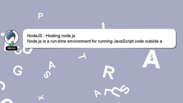 NodeJS : Hosting node.js смотреть онлайн