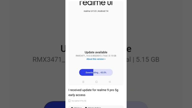 Realme 9 Pro 5g New Update | Realme 9 Pro 5g Realme ui 5.0 With Android 14 Update | Realme 9 Pro 5g смотреть онлайн