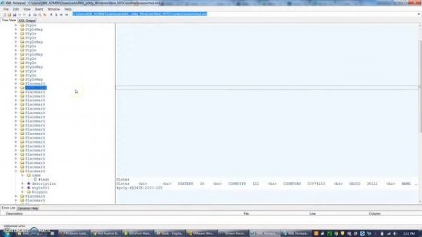 Edit KML files using XML editor