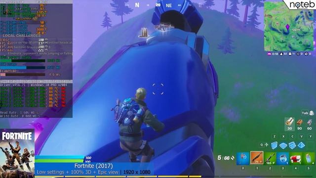 Fortnite - ASUS ROG Strix G15 (2020) benchmark gameplay | GTX 1660 Ti + i7-10750H | смотреть онлайн