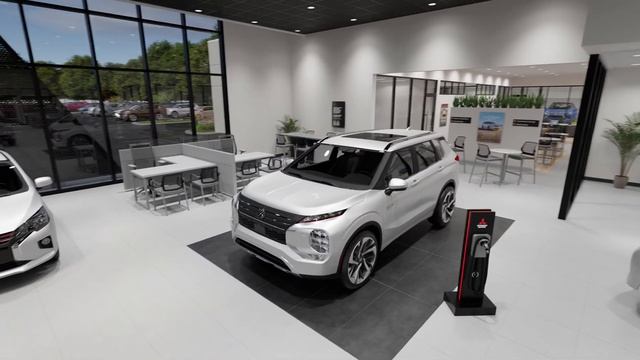 Mitsubishi Motors Dealership Fly-through смотреть онлайн