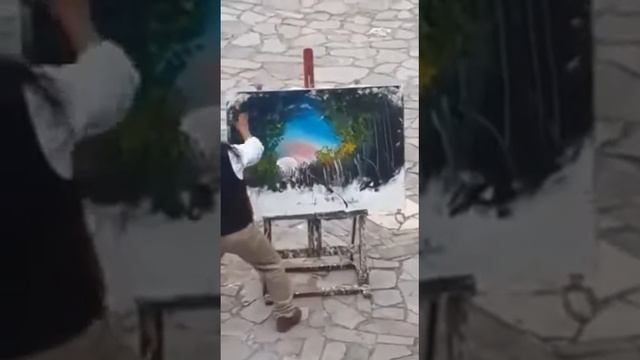 ХУДОЖНИК РИСУЕТ! Всем непременно смотреть, очень красиво!! смотреть онлайн