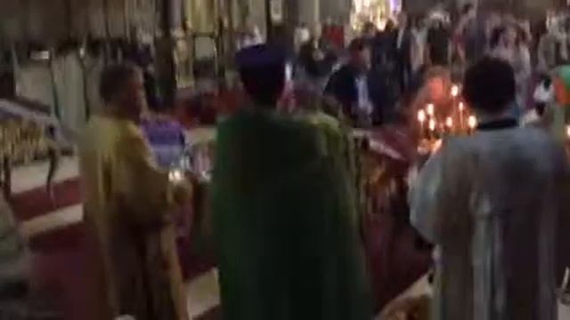 Вербное Воскресение - кропление Святой водой смотреть онлайн