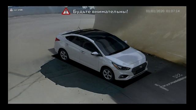 Система кругового обзора для автомобиля Huyndai Solaris смотреть онлайн