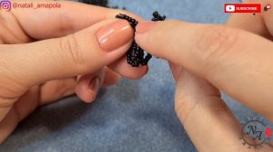 Beaded earrings/Diy/FIligrana/Beaded tatting earrings/Ажурные серьги из бисера/Серьги из бисера