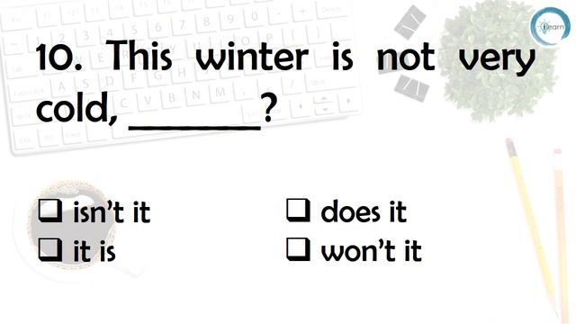 QUESTION TAGS in English | Grammar Test смотреть онлайн