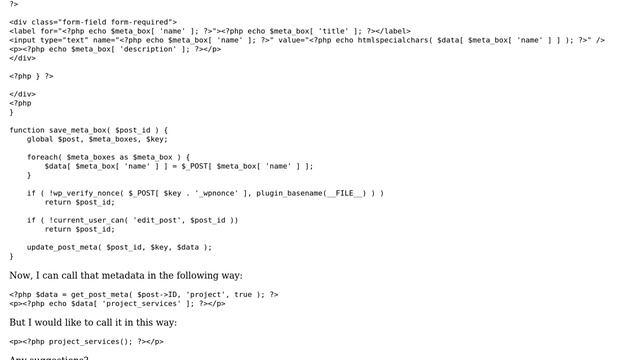 How to display this meta data (an array) in form of a function (created with a custom write panel)? смотреть онлайн
