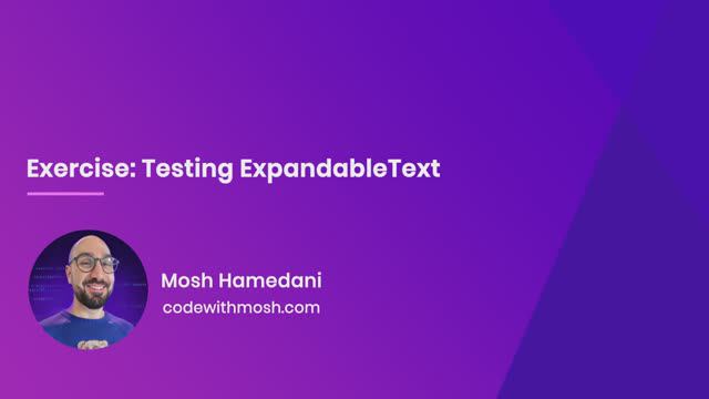 17. Exercise- Testing ExpandableText смотреть онлайн