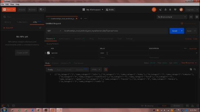 Testing JSON dengan menggunakan Postman. смотреть онлайн