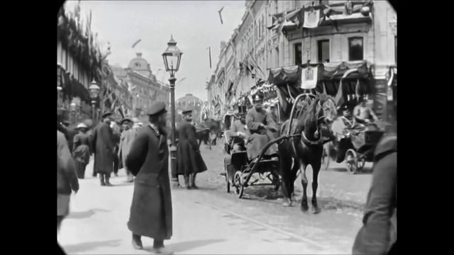 Москва, Тверская улица в 1896 году Moscow, Tverskaya Street in 1896 смотреть онлайн