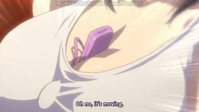 When She Puts the Vibrator in her chest in anime смотреть онлайн