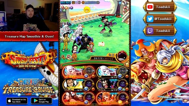 TREASURE MAP vs. SMOOTHIE & OVEN! How To Play Treasure Map! (ONE PIECE Treasure Cruise) смотреть онлайн