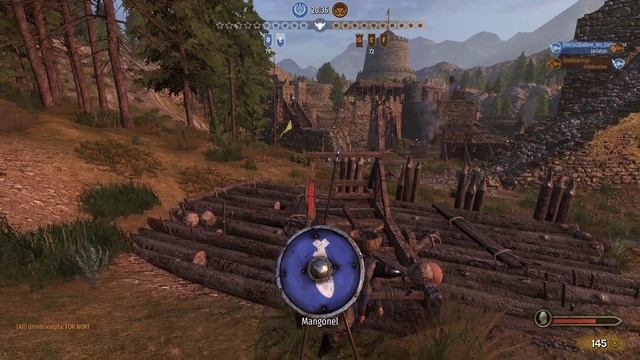 АРТИЛЛЕРИЙСКИЙ РАСЧЕТ РАБОТАЕТ НА ОСАДЕ В Mount and blade 2: Bannerlord смотреть онлайн
