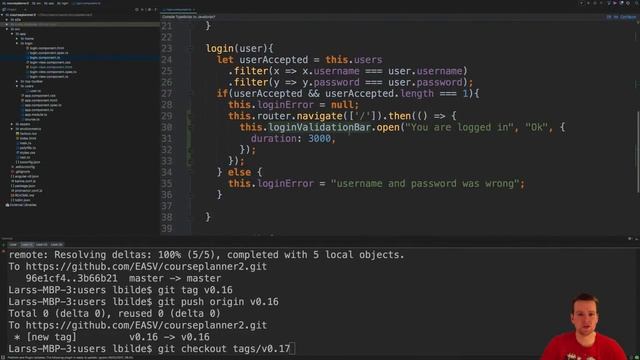Adding a snackbar that pops up on login and fixing the form смотреть онлайн