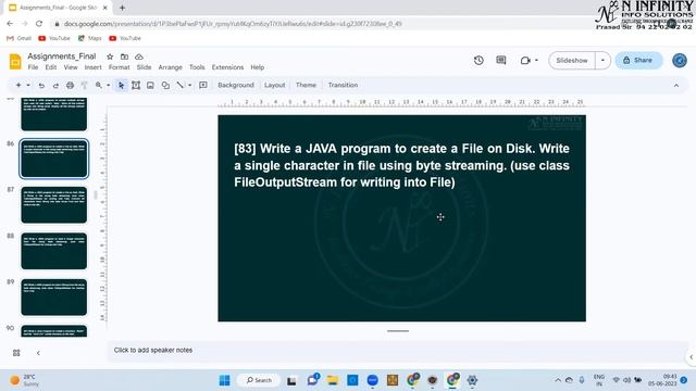 JAVA I/O Assignments Part 1 смотреть онлайн