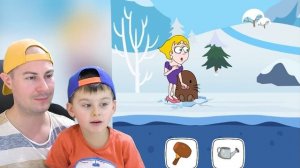 ПОПРОБУЙ СПАСТИ ДЕВУШКУ ! SAVE THE GIRL  Девушка-гений Girl Genius!  | ИГРАЗАВР