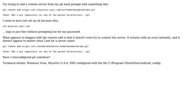 Git remote add doesn't work смотреть онлайн