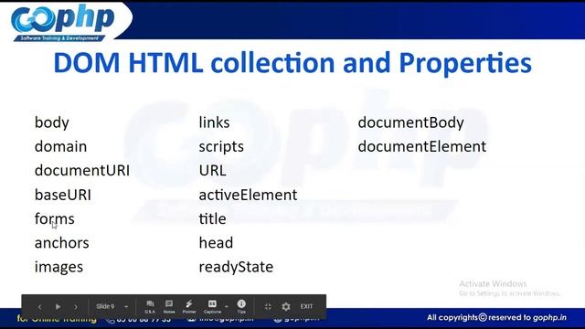 41 - DOM HTML Collection and document object properties смотреть онлайн