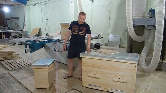 Улей лежак делаем сами Простое изготовление ульев лежаков смотреть онлайн