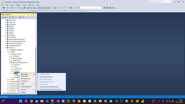 Create Index in Table with SQL смотреть онлайн