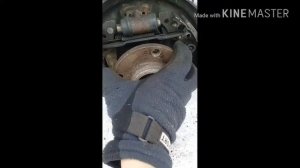 Замена задней ступицы на Chery Amulet