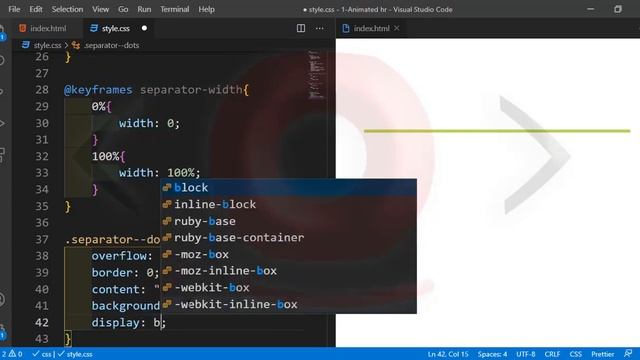 Animated HR Tag using HTML & CSS | #ProgrammingEye смотреть онлайн
