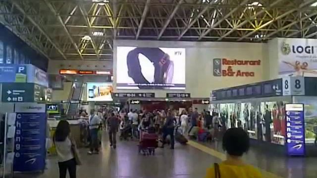 TecnoVISION LED Display: Milano - Aeroporto Malpensa Terminal 1 смотреть онлайн