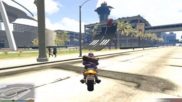 GTA5-Делаем трюки на Shitzu Hakuchou.