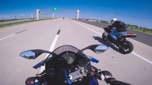 Yamaha R6 vs R1 - RACE! **he hit 170mph**