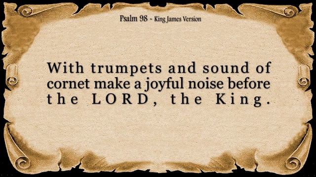 Psalm 98 - Sing to the Lord a New Song (With words - KJV) смотреть онлайн