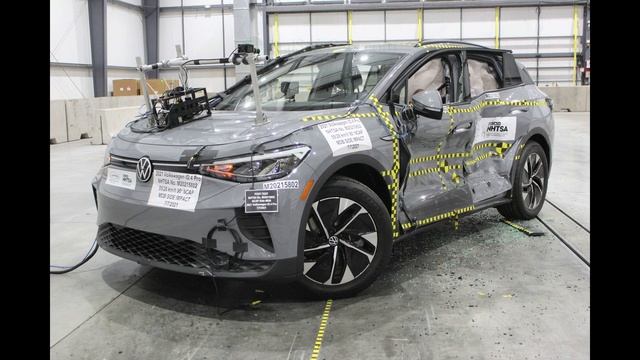 Volkswagen ID.4 - ALL NHTSA Crash Tests [Front, Side, Side-Pole] смотреть онлайн