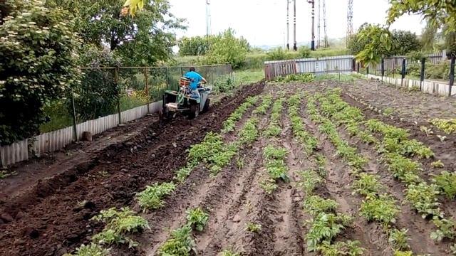Вспашка огорода самодельным квадроциклом смотреть онлайн
