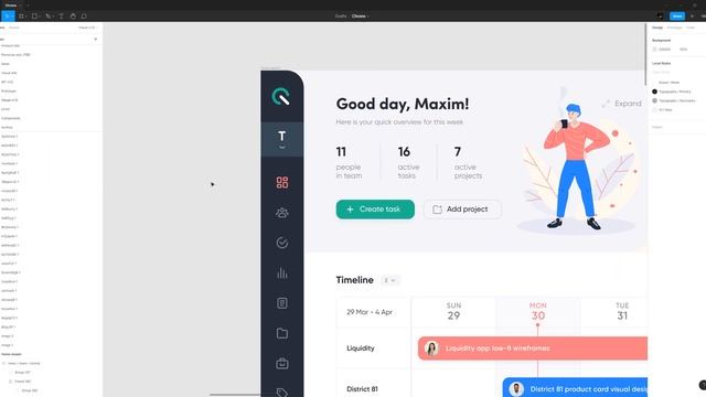 Дизайн-система / UI Kit в Фигме #1 смотреть онлайн