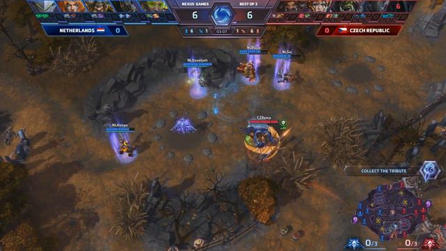 Nexus Games Europe - Group C Match 6 – Netherlands vs. Czech Republic - Game 1 смотреть онлайн