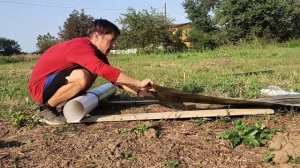 Как сделать опалубку из рубероида для свай. Самый дешевый способ