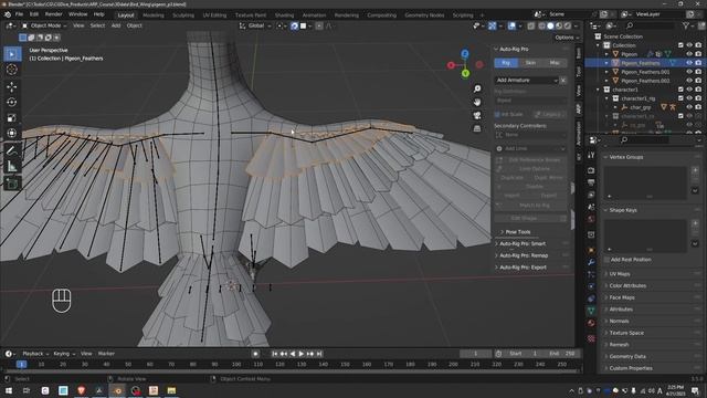Auto-Rig Pro: Wing Rig Tutorial [Blender] смотреть онлайн