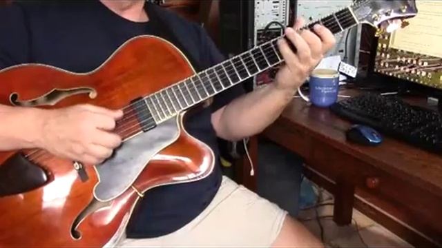 Harmonic Techniques for Solo Guitar Tuned in P4 part 1 смотреть онлайн