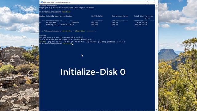 How to Manage Hard Disk using PowerShell смотреть онлайн