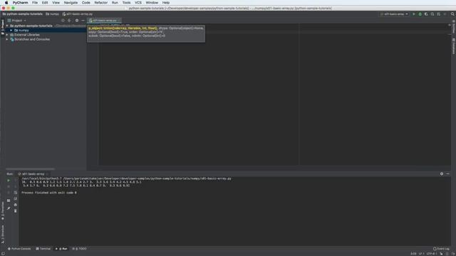 Python numpy - basic array смотреть онлайн