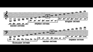 Сольфеджио. Урок1. Нотный стан. Скрипичный ключ. Басовый ключ. Октавы.