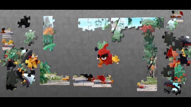 The Angry Birds Movie - Red, Chuck, Bomb Jigsaw Puzzle - 70 PIECES смотреть онлайн