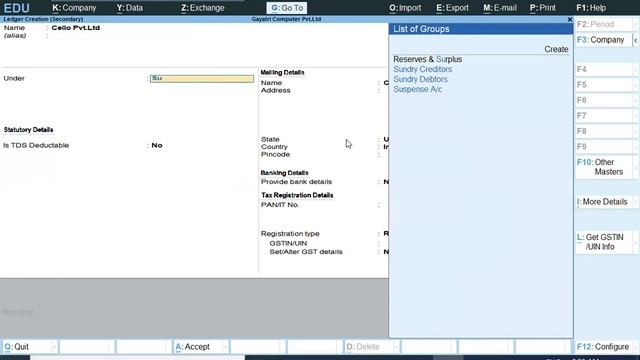 About of Supply of Services in Tally Prime | GIT Education смотреть онлайн