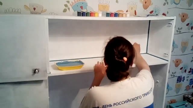 Из старого в новое! Красим старый шкаф. смотреть онлайн