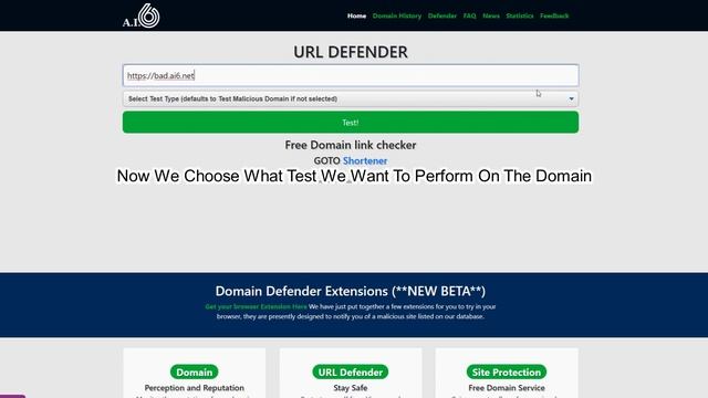 AI6 URL defender how to test your domain against malicious and hacker blacklists смотреть онлайн
