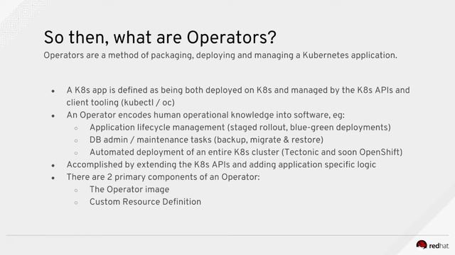 Introduction to Kubernetes and Operators смотреть онлайн