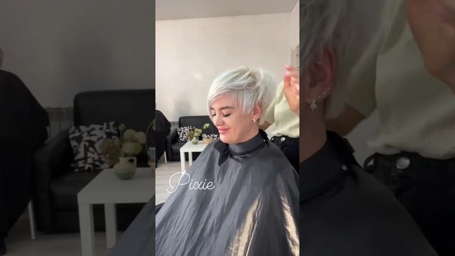 Красивая стрижка Пикси 2023-2024/Beautiful Pixie Haircut 2023-2024 смотреть онлайн