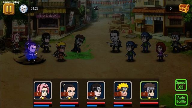 Great Ninja War Global Battle Gameplay Android iOS смотреть онлайн