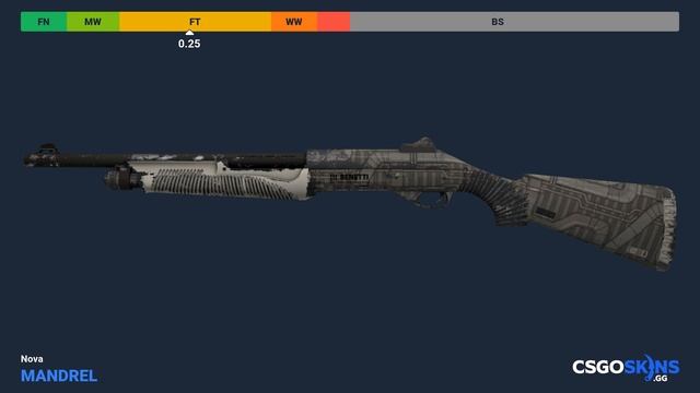 Nova Mandrel - Skin Float And Wear Preview смотреть онлайн