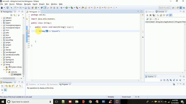 How To Print String data In Java || Muo Sigma Classes смотреть онлайн