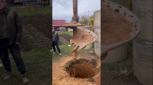 Копка колодца за час !? ?Бурение колодцев машиной в Москве и Московской Области .Плывун в колодце